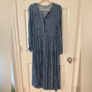 Zara (Small)- Blue Angel Tiered Maxi Dress